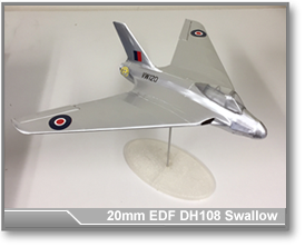 20mm EDF DH108 Swallow